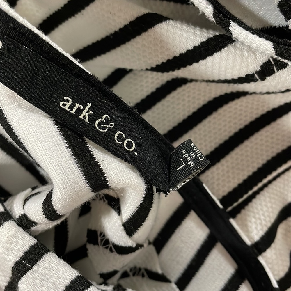 Black and white dress.  Size 10.  Ark and Co. - Picture 7 of 7